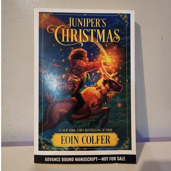 Juniper's Christmas by Eoin Colfer Advanced Bound Manuscript ARC - Picture 1 of 2